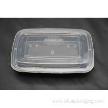 16oz Disposable Plastic Rectangular Container